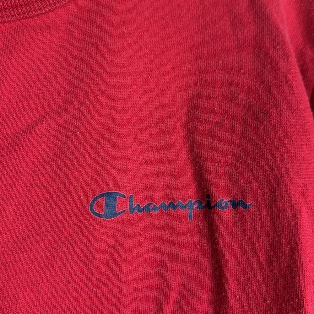 Vintage Champion Red Men's T-Shirt Size Large - Picture 6 of 7